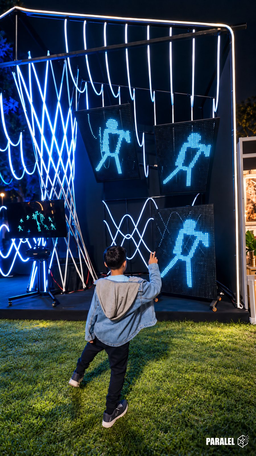 Activacion de motion tracking con paneles LED